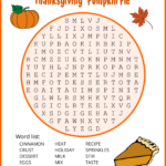 Thanksgiving Word Search (Free Printable Puzzles) – Free Intended For Adult Thanksgiving Puzzles