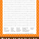 Thanksgiving Word Search Printable   Happiness Is Homemade In Word Search Puzzles For Thanksgiving