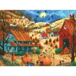 The Great Pumpkin Contest Visit 1000 Piece Jigsaw | Bits And Pieces Intended For Thanksgiving Jigsaw Puzzles