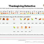 Unlocking Learning Through Cryptograms: A Thanksgiving Gift For With Thanksgiving Secret Message Puzzle