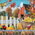 Xxl Teile   Gathering For Fall   300 Teile   Sunsout Puzzle Online Within 300 Piece Thanksgiving Puzzle