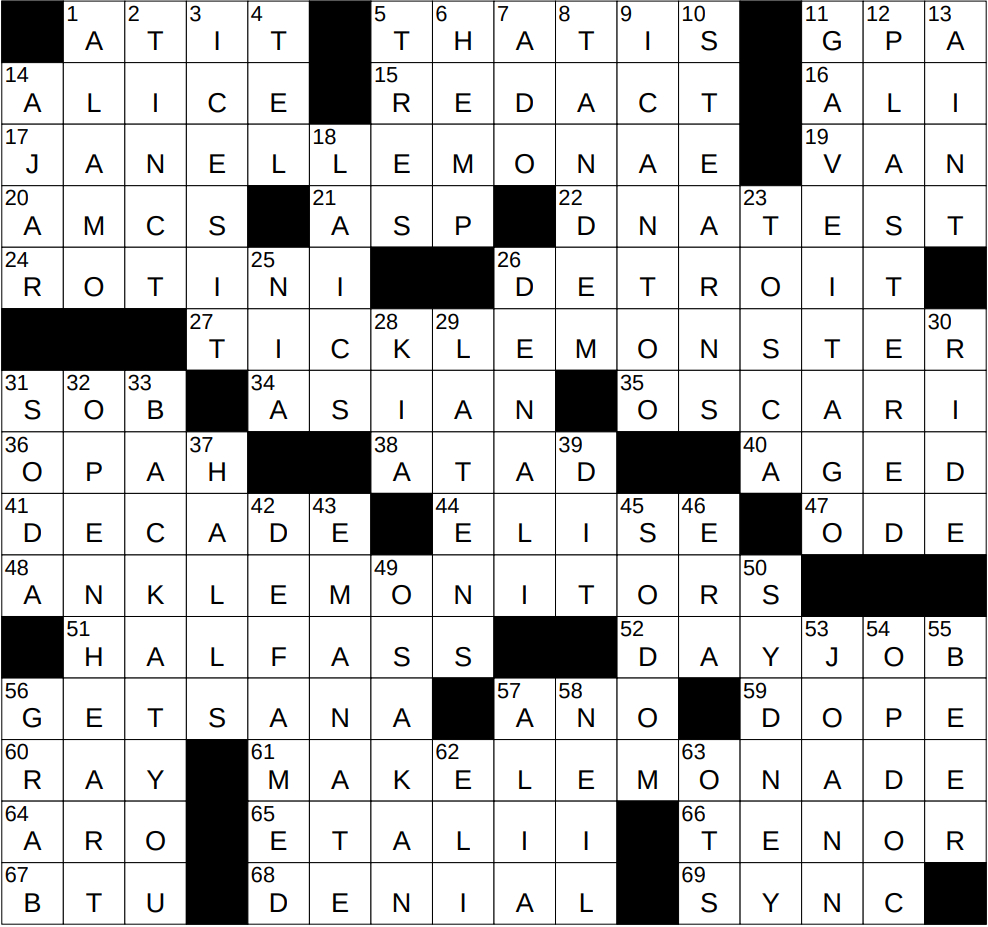 0604 25 ny times crossword 4 jun 25 wednesday nyxcrossword with regard to white christmas singer informally crossword 0604-25 Ny Times Crossword 4 Jun 25, Wednesday - Nyxcrossword with regard to White Christmas Singer Informally Crossword