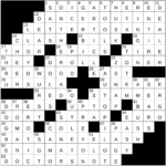 0701 23 Ny Times Crossword 1 Jul 23, Saturday   Nyxcrossword Intended For A Visit From Saint Nicholas On Christmas Eg Crossword