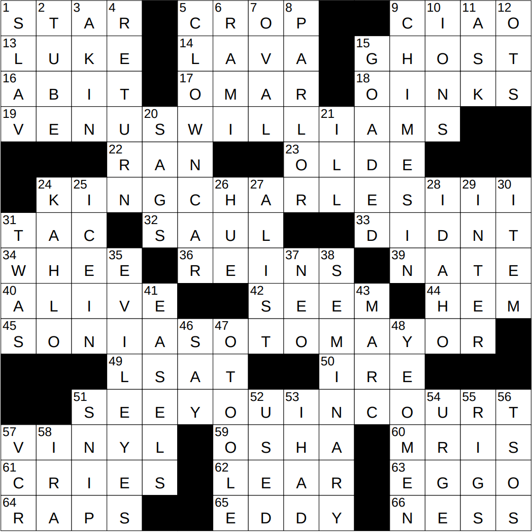 0731-23 Ny Times Crossword 31 Jul 23, Monday - Nyxcrossword inside Almost Christmas Actor Omar Crossword Clue