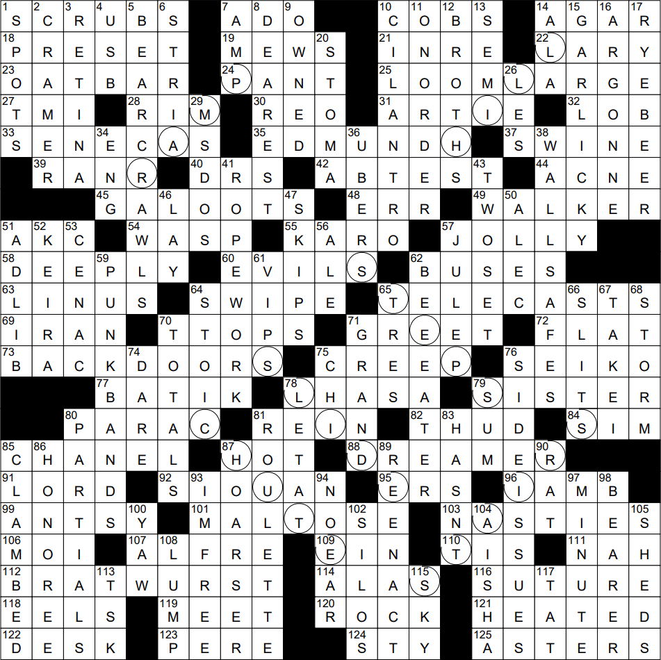 0904-22 Ny Times Crossword 4 Sep 22, Sunday - Nyxcrossword throughout A Christmas Carol Meanie Crossword