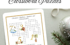 12 Days Of Christmas Crossword Puzzles (Free Printable) – Once intended for Christmas Tune Crossword Clue