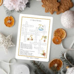 12 Days Of Christmas Crossword Puzzles (Free Printable)   Once Intended For Gift In The Twelve Days Of Christmas Crossword
