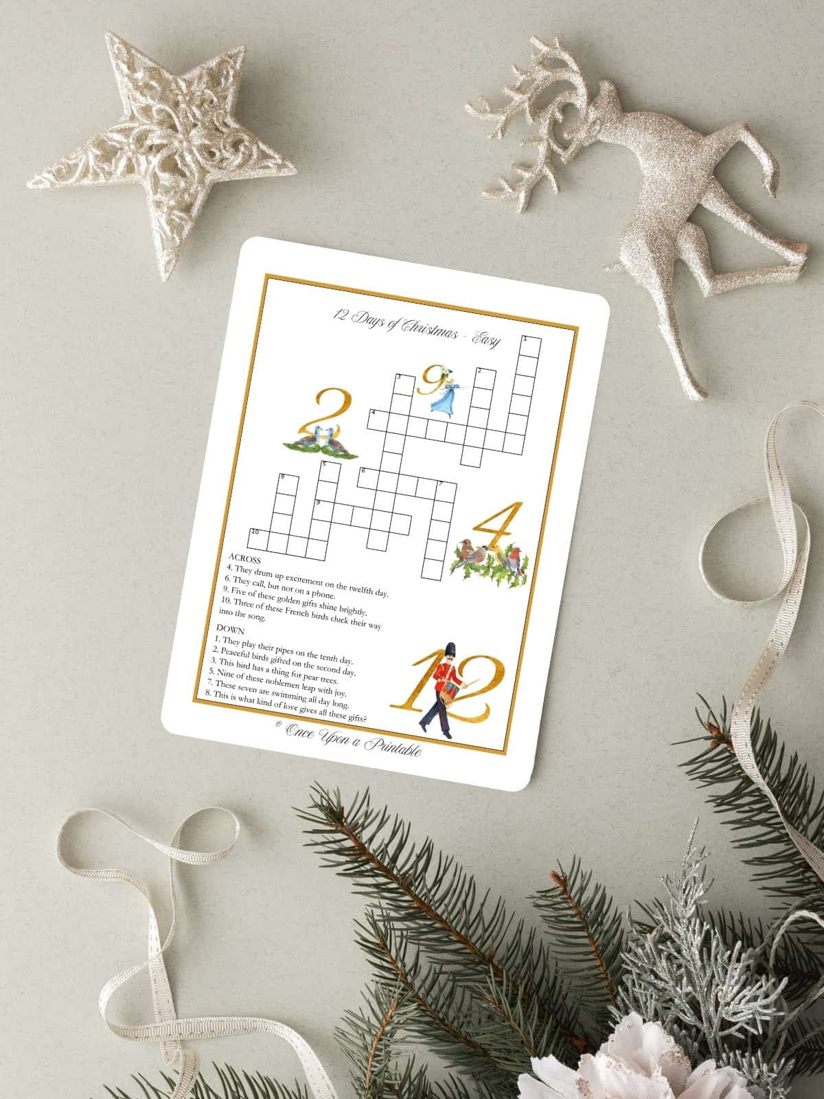 12 days of christmas crossword puzzles free printable once regarding christmas garland crossword clue 12 Days Of Christmas Crossword Puzzles (Free Printable) - Once regarding Christmas Garland Crossword Clue