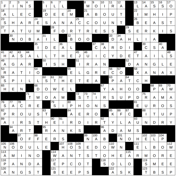 The Twelve Days of Christmas Musicians Crossword