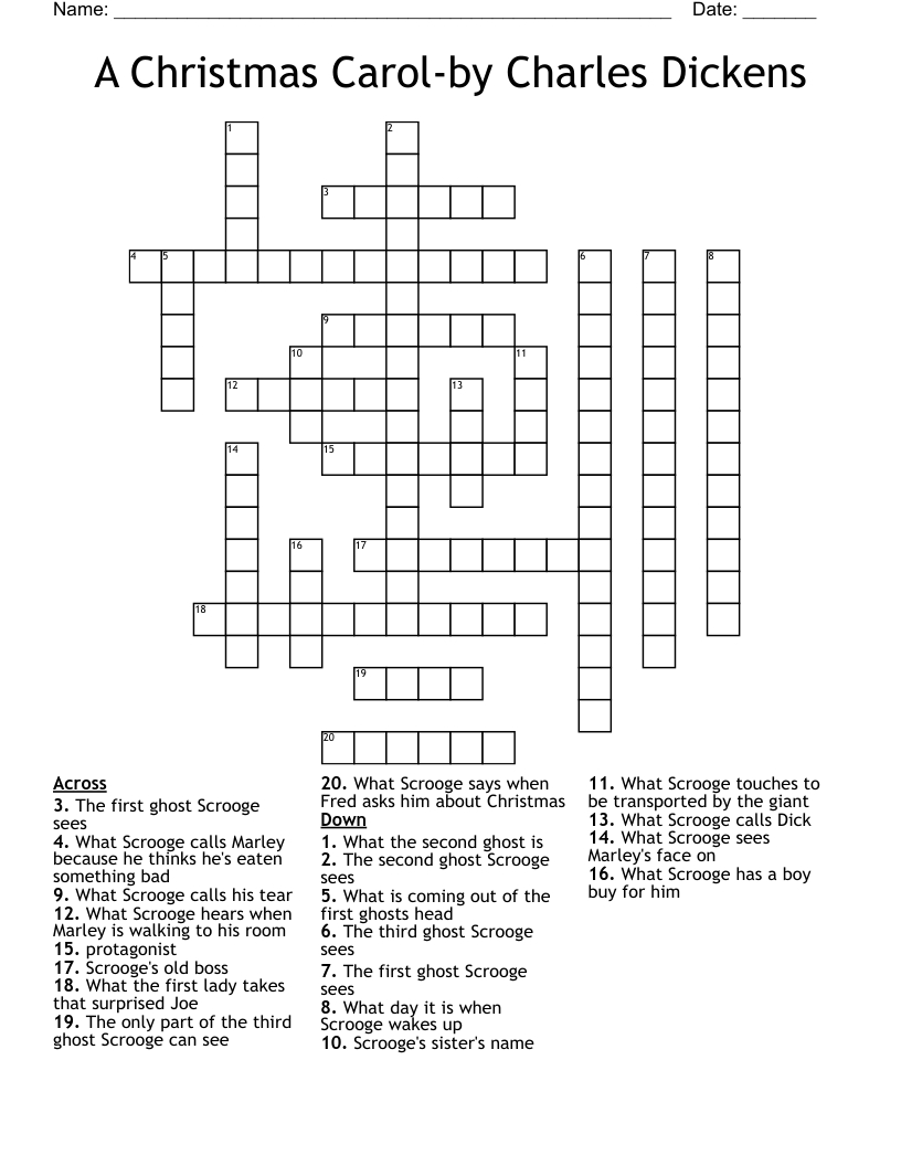 a christmas carol by charles dickens crossword wordmint with regard to a christmas carol role crossword A Christmas Carol-By Charles Dickens Crossword - Wordmint with regard to A Christmas Carol Role Crossword