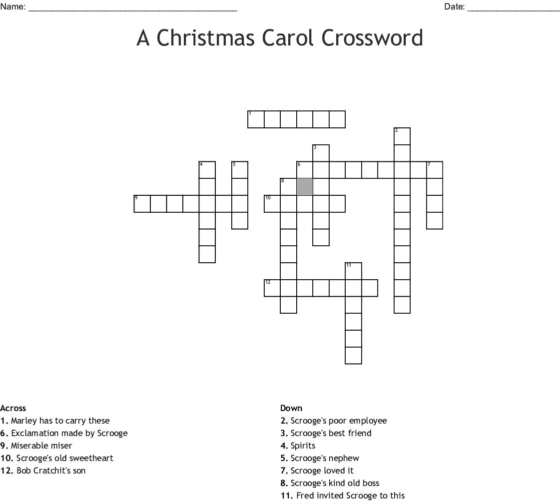 a christmas carol crossword printable in miser in a christmas carol crossword clue A Christmas Carol Crossword Printable in Miser In A Christmas Carol Crossword Clue