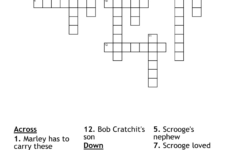 A Christmas Carol Crossword – Wordmint intended for A Christmas Carol Crossword Printable