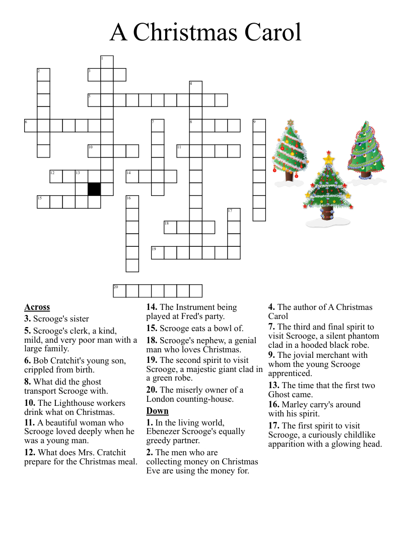 a christmas carol crossword wordmint regarding christmas carol crossword puzzle answers A Christmas Carol Crossword - Wordmint regarding Christmas Carol Crossword Puzzle Answers