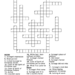 A Christmas Carol Crossword   Wordmint Throughout Clerk In A Christmas Carol Crossword Clue