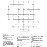 A Christmas Carol Crossword   Wordmint Within A Christmas Carol Name Crossword