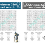 A Christmas Carol Word Search | Teaching Resources With Christmas Carol Starter Crossword