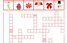 A Christmas Crossword Crossword: English Esl Worksheets Pdf & Doc with regard to Christmas Crossword Worksheets
