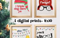 A Christmas Story Movie Printable – Etsy inside Prize In A Christmas Story Crossword
