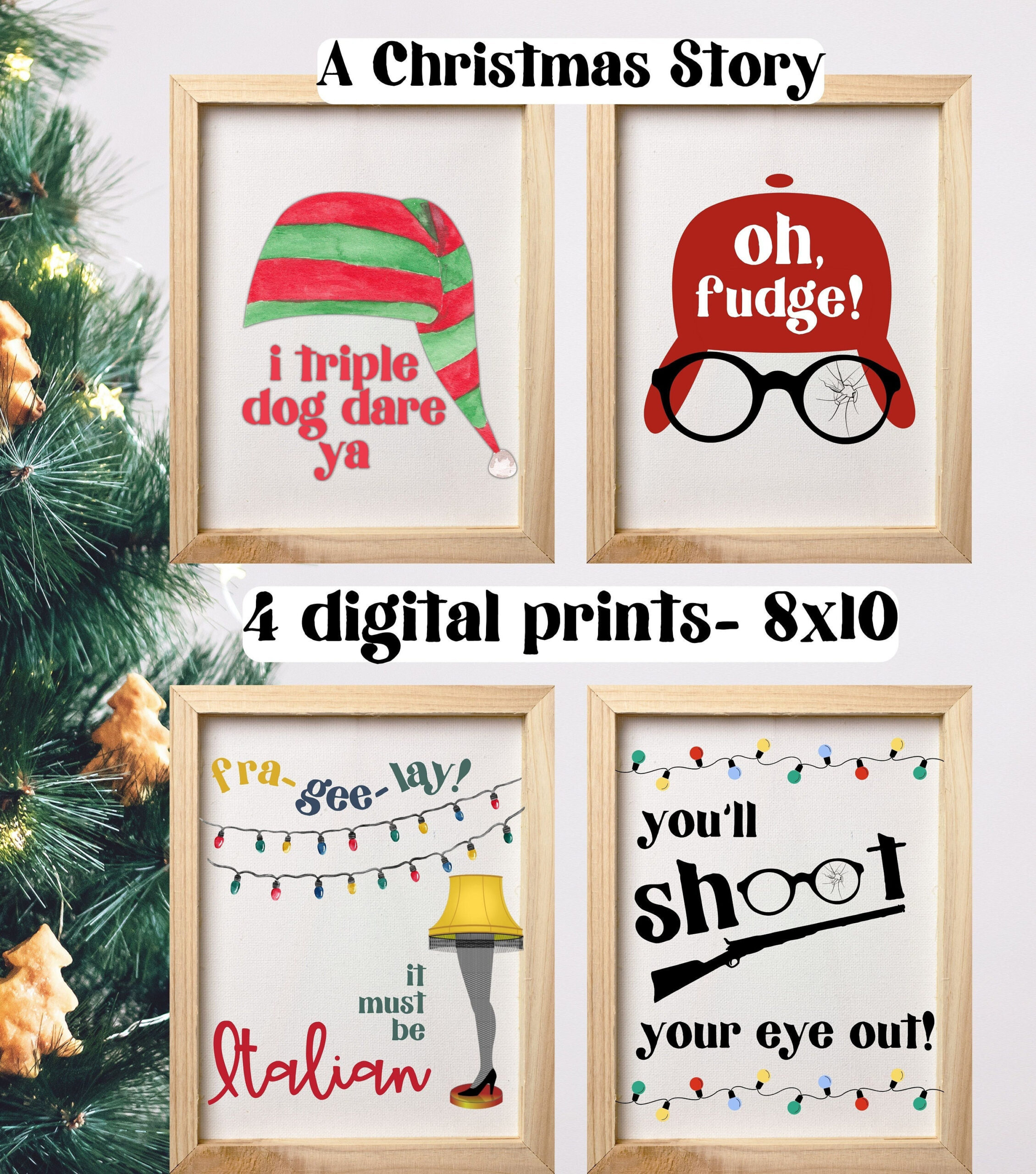 A Christmas Story Movie Printable - Etsy inside Prize In A Christmas Story Crossword