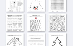 A Fun (& Free) Printable Christmas Activity Pack For Kids for Home For Christmas Break Perhaps Crossword Clue