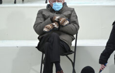 A Witness To History And Bernie Sanders In His Mittens – The New with Masked Mimes Associated With Christmas Crossword