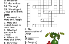 Advent/Christmas Crossword – Wordmint regarding Free Printable Religious Christmas Crossword Puzzle