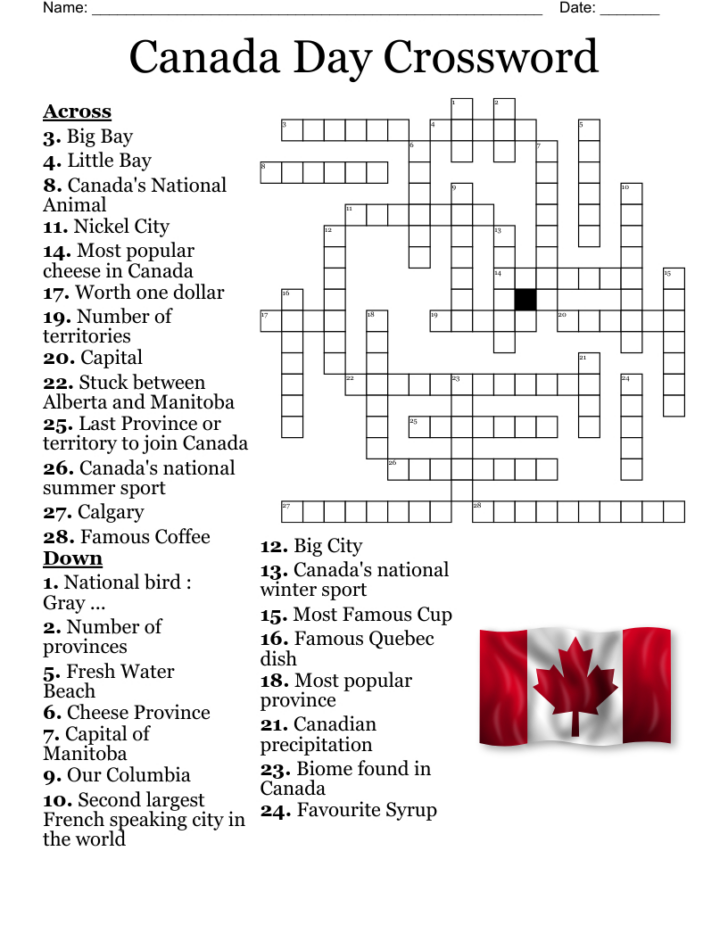 Christmas in Quebec Crossword Clue