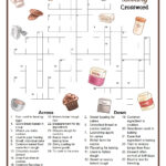 Baking Crossword Puzzle Throughout Christmas Baked Goods Crossword Clue
