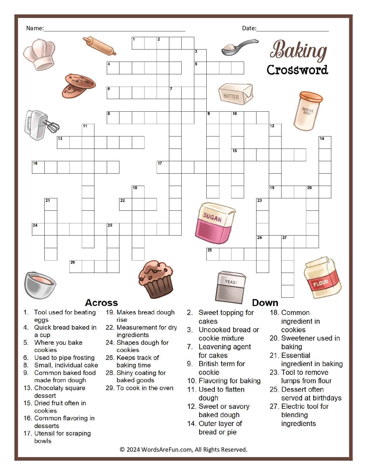 baking crossword puzzle throughout christmas baked goods crossword clue Baking Crossword Puzzle throughout Christmas Baked Goods Crossword Clue