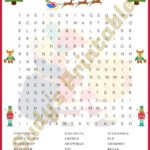 Buy Christmas Crossword Puzzle Fun For Children Activity During With Christmas Crossword Puzzle Kids