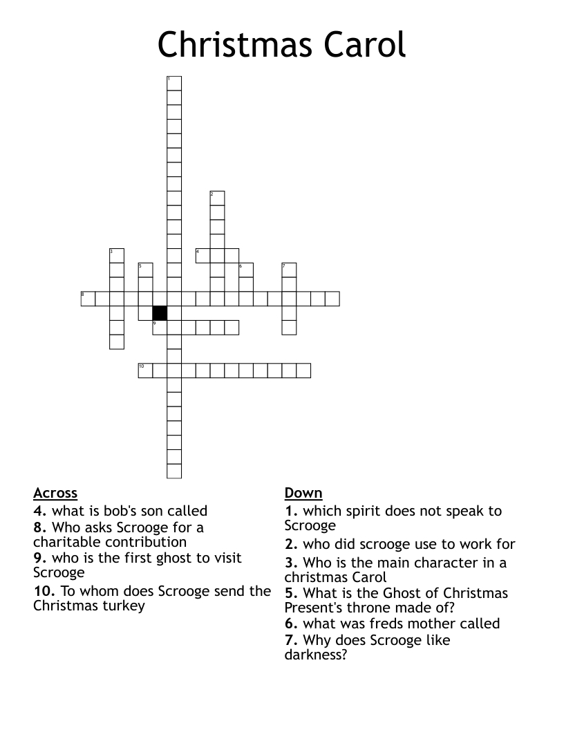 christmas carol crossword wordmint inside a christmas carol role crossword Christmas Carol Crossword - Wordmint inside A Christmas Carol Role Crossword
