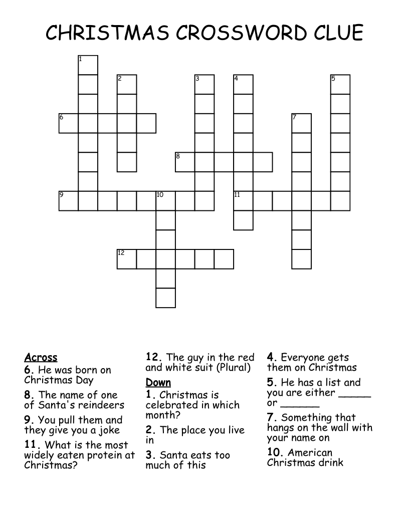 christmas crossword clue wordmint pertaining to christmas 4 letters crossword clue Christmas Crossword Clue - Wordmint pertaining to Christmas 4 Letters Crossword Clue