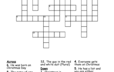 Christmas Crossword Clue - Wordmint regarding Christmas Crossword Clue 4