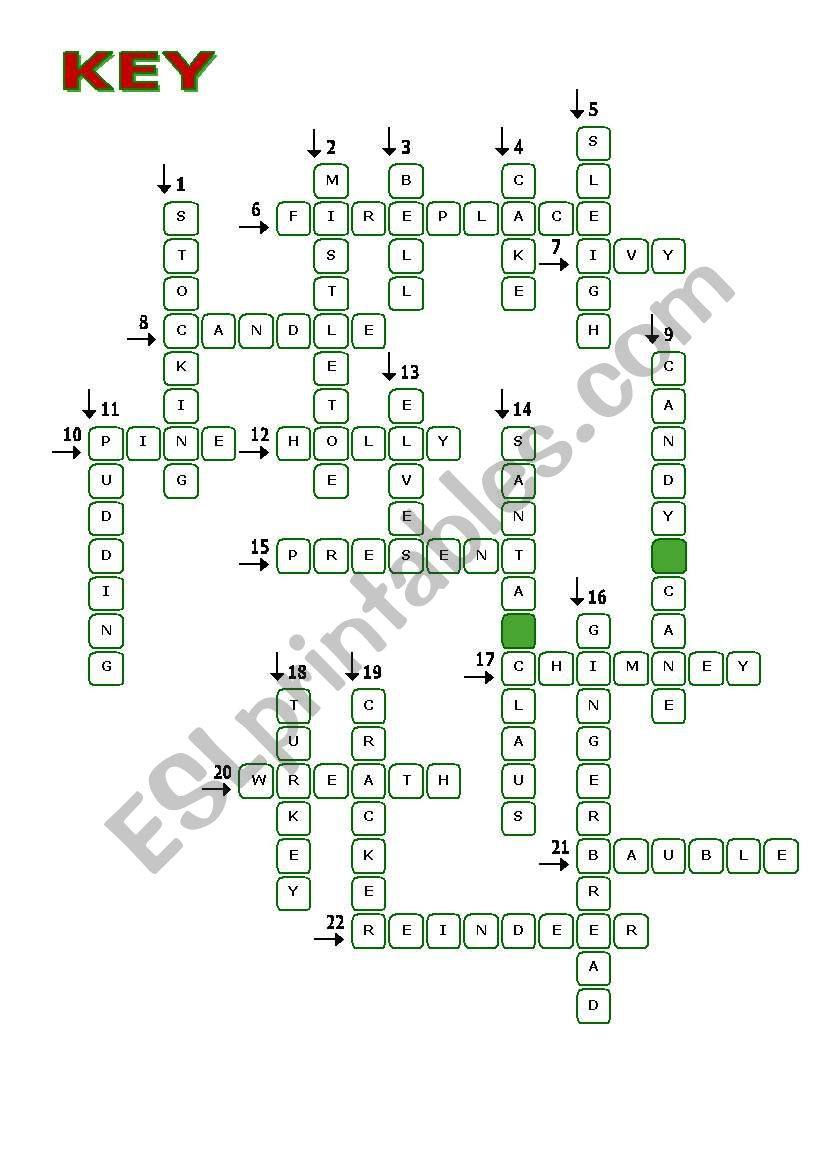 christmas crossword esl worksheettecus in christmas words crossword answer key Christmas Crossword - Esl Worksheettecus in Christmas Words Crossword Answer Key