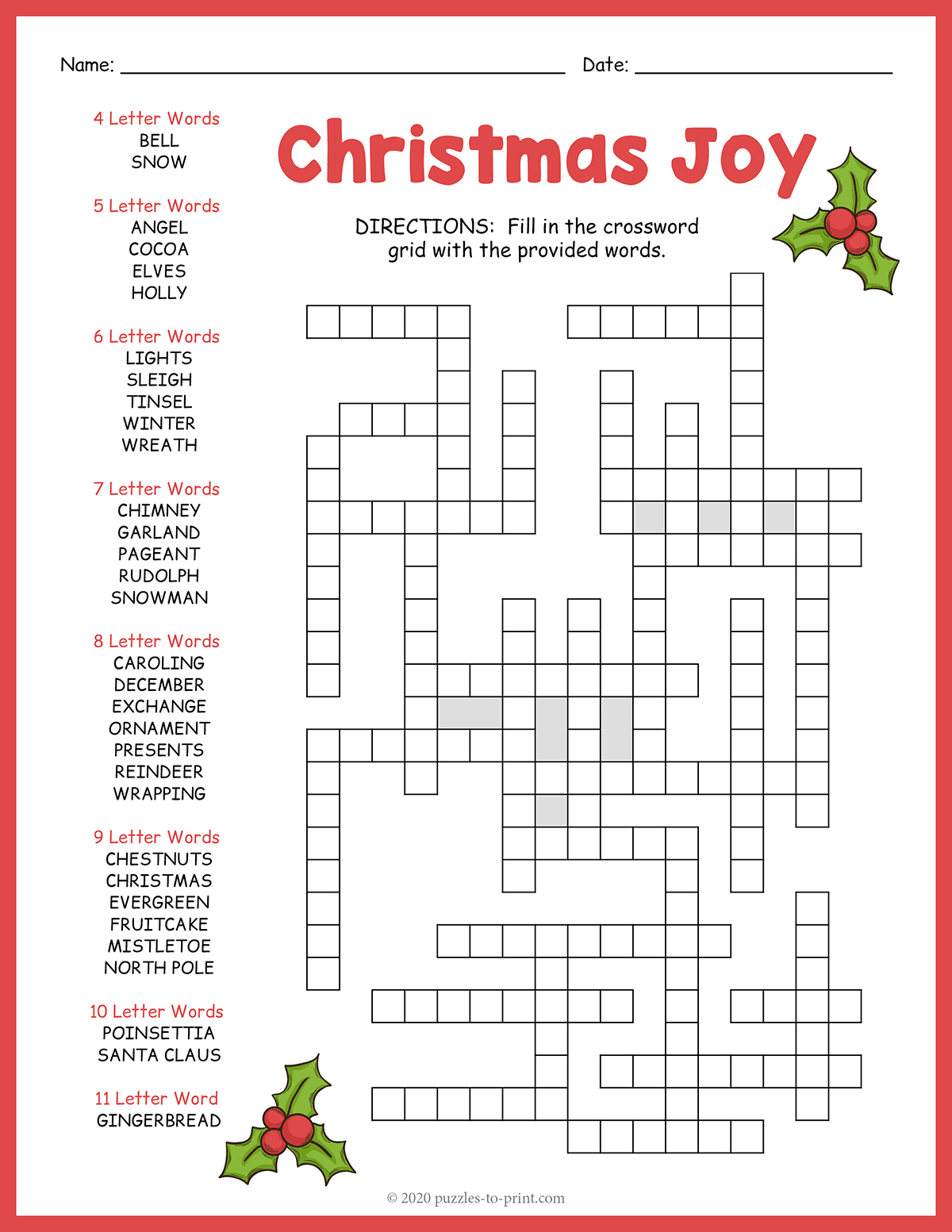 christmas crossword fill in throughout all i want for christmas is crosswords Christmas Crossword Fill In throughout All I Want For Christmas Is Crosswords
