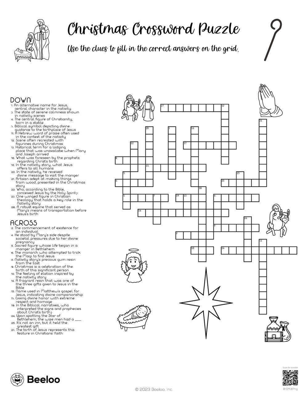 christmas crossword puzzle beeloo printable crafts and for word of praise christmas crossword Christmas Crossword Puzzle • Beeloo Printable Crafts And for Word Of Praise Christmas Crossword
