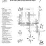 Christmas Crossword Puzzle • Beeloo Printable Crafts And Within Bible Christmas Crossword Puzzle