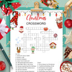Christmas Crossword Puzzle, Christmas Games Kids, Family Christmas With Christmas Topper Crossword Clue