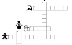 Christmas Crossword Puzzle – Cute & Free Printable | Saturdaygift for A Christmas Blank Crossword Clue