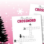 Christmas Crossword Puzzle   Cute & Free Printable | Saturdaygift Pertaining To Post Christmas Event Crossword Clue