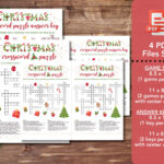 Christmas Crossword Puzzle Game Printable For Kids And Adults Within It Might Get Decorated At Christmas Crossword