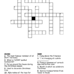 Christmas Crossword Puzzle   Wordmint Intended For White Christmas Star Crossword