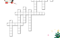 Christmas Crossword Puzzles (Christmas In July) – Mom Does Reviews intended for Christmas Lights Site Crossword