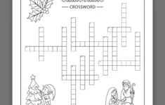Christmas Crossword Puzzles | Free Pdf Printables intended for Source of Some Halloween and Christmas Traditions Crossword