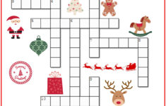 Christmas Crossword Puzzles Online with regard to Christmas Crossword Puzzle For Adults Online
