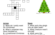 Christmas Crossword – Wordmint for Traditional Christmas Decoration Crossword