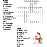 Christmas Crossword   Wordmint In Christmas Play Crossword Clue