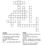 Christmas Crossword   Wordmint Intended For Like A Fully Decked Christmas Tree Crossword Clue
