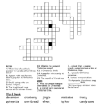 Christmas Crossword   Wordmint Intended For Traditional Christmas Drink Crossword