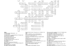 Christmas Crossword – Wordmint pertaining to Many A Christmas Tree Crossword